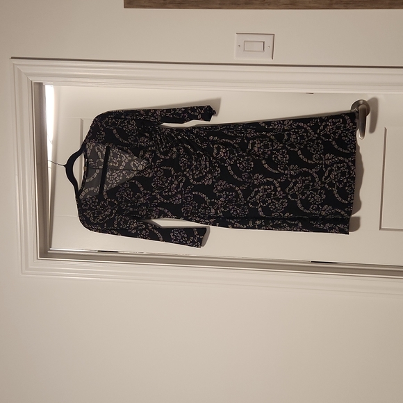 Evan Picone printed wrap dress - Picture 1 of 3